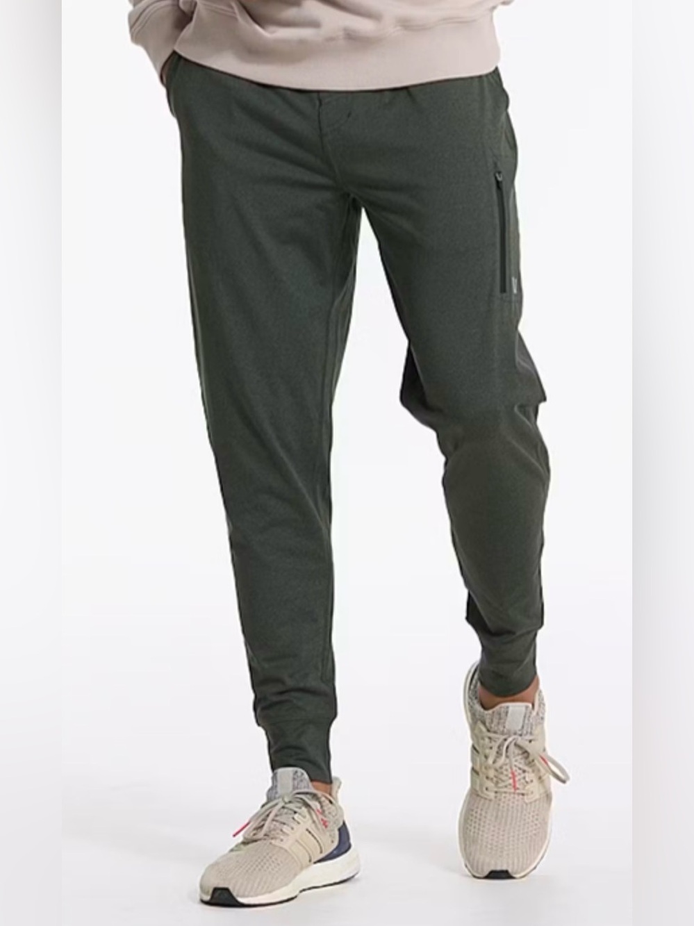 NWOT Vuori Men's Sunday Performance Joggers Size Large Dark Forest Green Heather